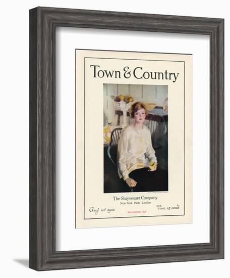 Town & Country, August 20th, 1921-null-Framed Art Print