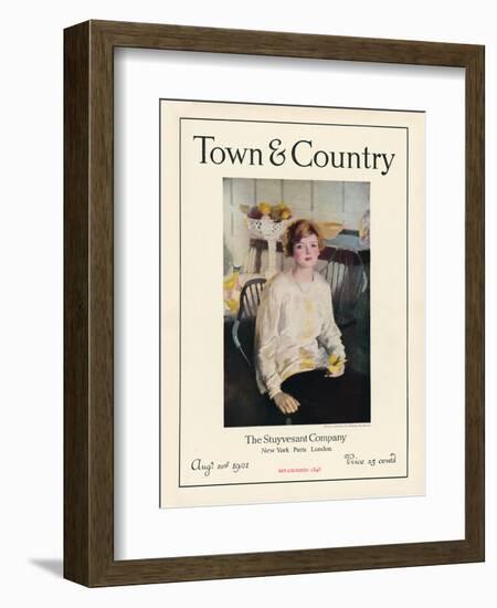 Town & Country, August 20th, 1921-null-Framed Art Print