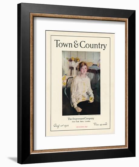 Town & Country, August 20th, 1921-null-Framed Art Print