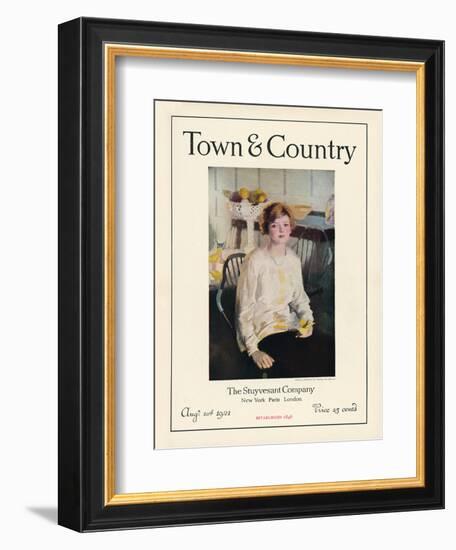 Town & Country, August 20th, 1921-null-Framed Art Print