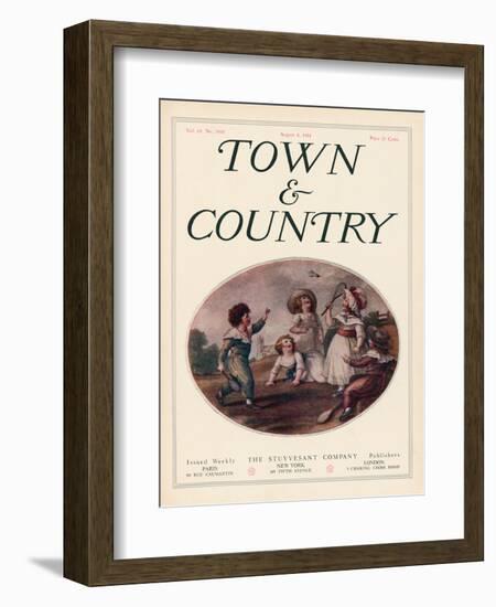 Town & Country, August 8th, 1914-null-Framed Art Print