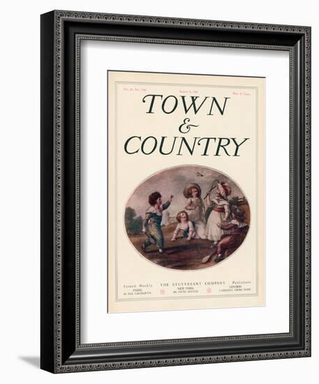 Town & Country, August 8th, 1914-null-Framed Art Print