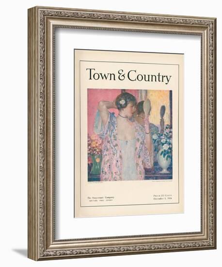Town & Country, December 1st, 1916-null-Framed Art Print