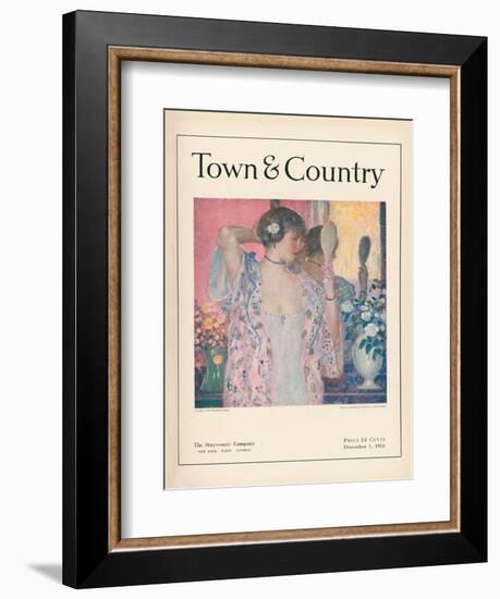 Town & Country, December 1st, 1916-null-Framed Art Print