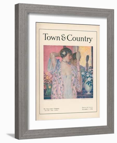 Town & Country, December 1st, 1916-null-Framed Art Print