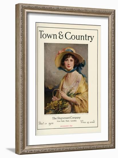 Town & Country, December 1st, 1921-null-Framed Art Print