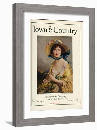 Town & Country, December 1st, 1921-null-Framed Art Print