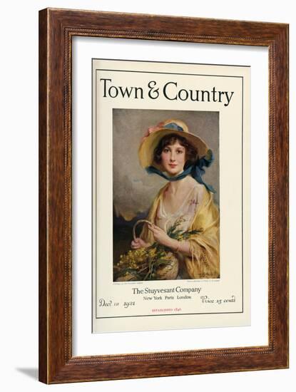 Town & Country, December 1st, 1921-null-Framed Art Print