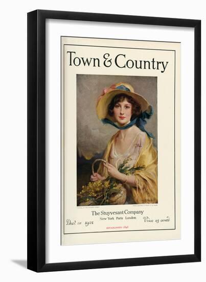 Town & Country, December 1st, 1921-null-Framed Art Print
