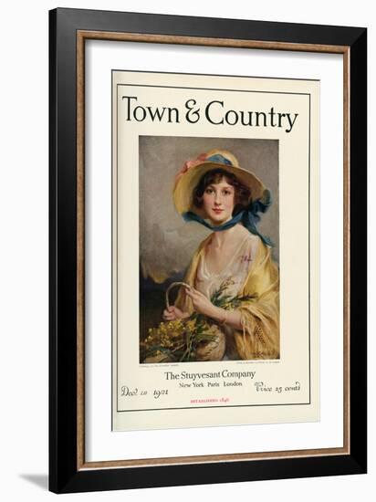 Town & Country, December 1st, 1921-null-Framed Art Print