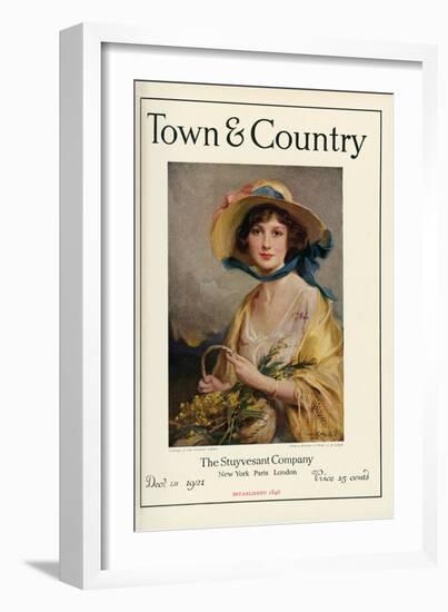 Town & Country, December 1st, 1921-null-Framed Art Print