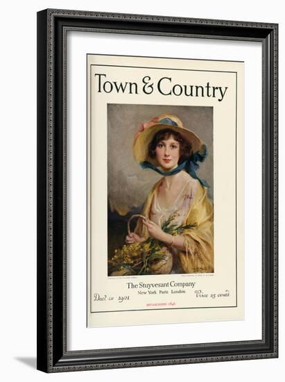 Town & Country, December 1st, 1921-null-Framed Art Print