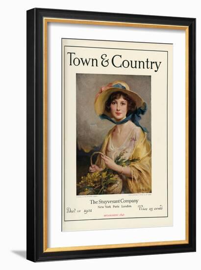 Town & Country, December 1st, 1921-null-Framed Art Print