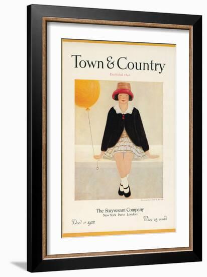 Town & Country, December 1st, 1922-null-Framed Art Print