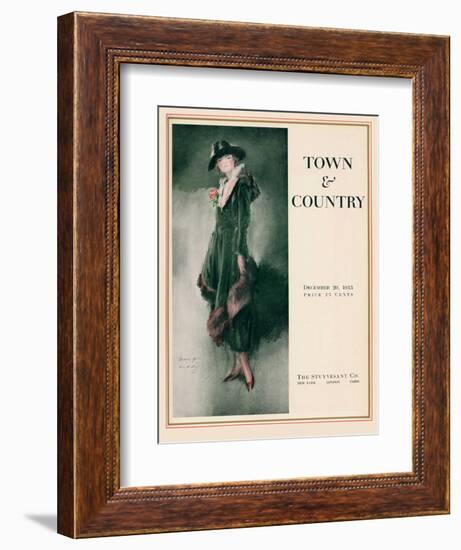 Town & Country, December 20th, 1915-null-Framed Art Print