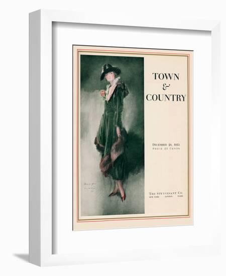 Town & Country, December 20th, 1915-null-Framed Art Print