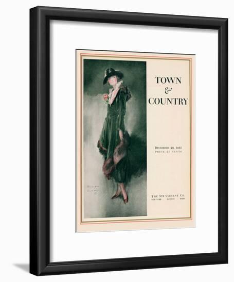 Town & Country, December 20th, 1915-null-Framed Art Print