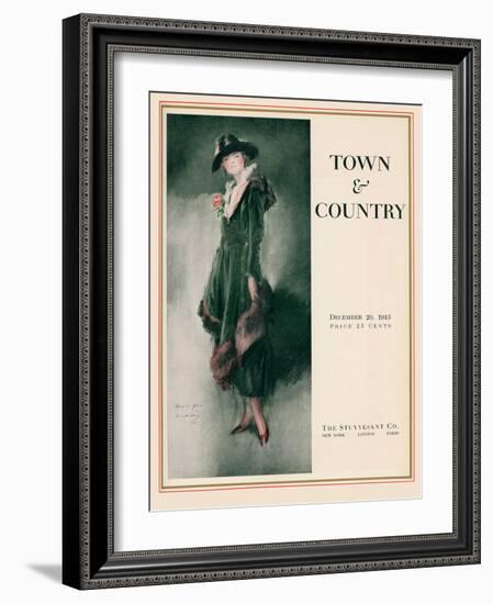 Town & Country, December 20th, 1915-null-Framed Art Print