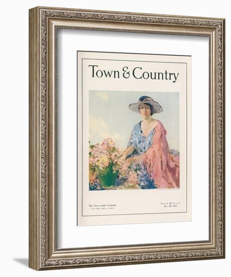 Town & Country, December 20th, 1917-null-Framed Art Print