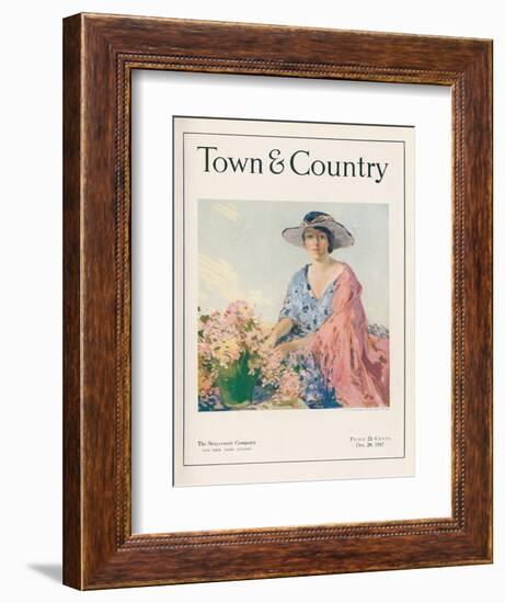 Town & Country, December 20th, 1917-null-Framed Art Print