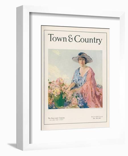 Town & Country, December 20th, 1917-null-Framed Art Print