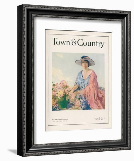 Town & Country, December 20th, 1917-null-Framed Art Print