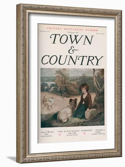 Town & Country, February 14th, 1914-null-Framed Art Print