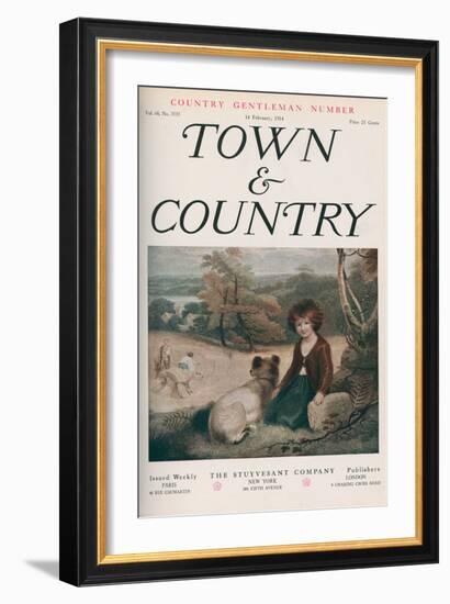 Town & Country, February 14th, 1914-null-Framed Art Print