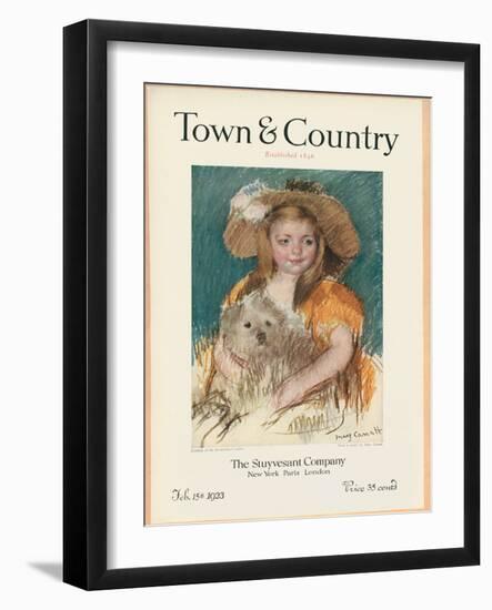 Town & Country, February 15th, 1923-null-Framed Art Print