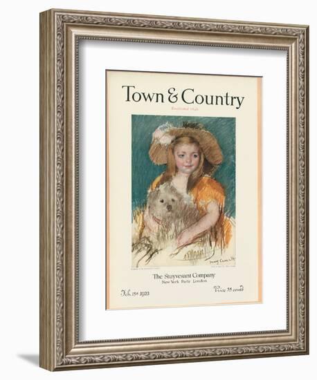 Town & Country, February 15th, 1923-null-Framed Art Print