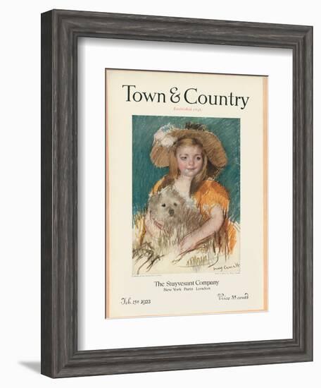 Town & Country, February 15th, 1923-null-Framed Art Print