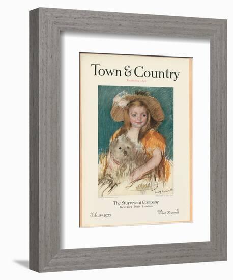 Town & Country, February 15th, 1923-null-Framed Art Print