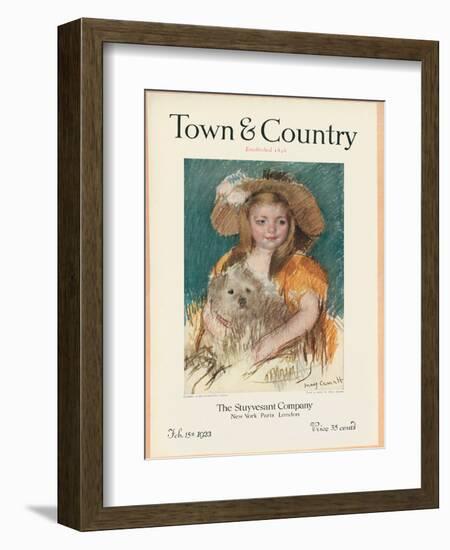 Town & Country, February 15th, 1923-null-Framed Art Print