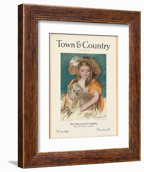 Town & Country, February 15th, 1923-null-Framed Art Print