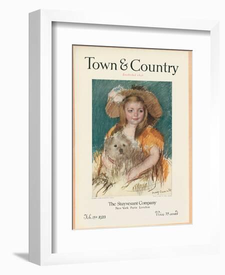 Town & Country, February 15th, 1923-null-Framed Art Print