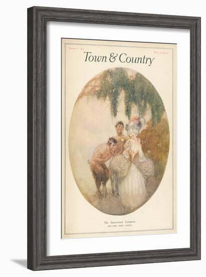 Town & Country, January 1st, 1915-null-Framed Art Print