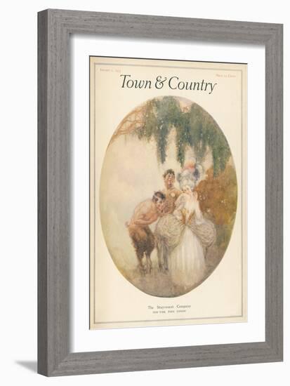 Town & Country, January 1st, 1915-null-Framed Art Print