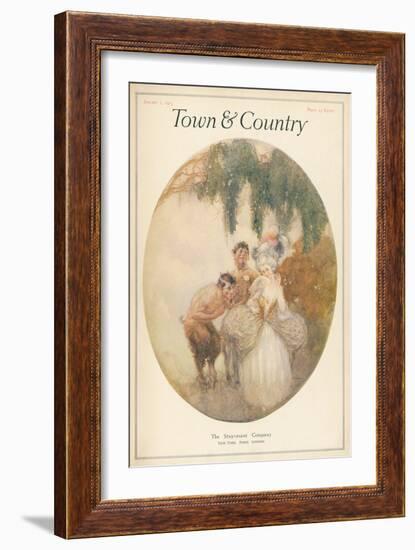 Town & Country, January 1st, 1915-null-Framed Art Print