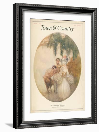Town & Country, January 1st, 1915-null-Framed Art Print