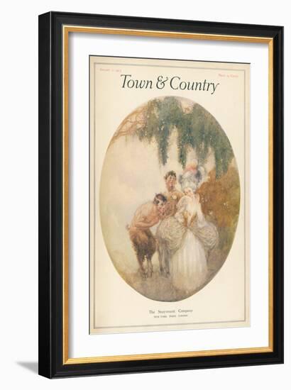 Town & Country, January 1st, 1915-null-Framed Art Print