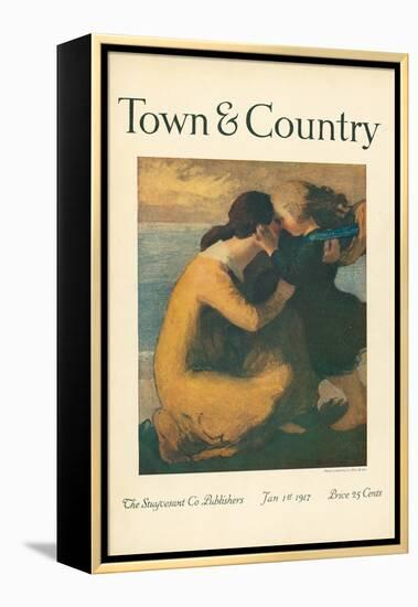 Town & Country, January 1st, 1917-null-Framed Stretched Canvas