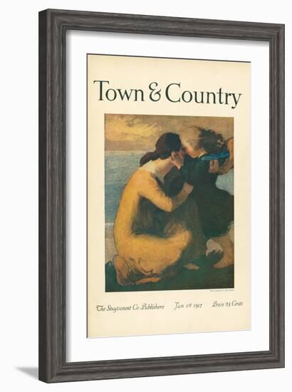 Town & Country, January 1st, 1917-null-Framed Art Print