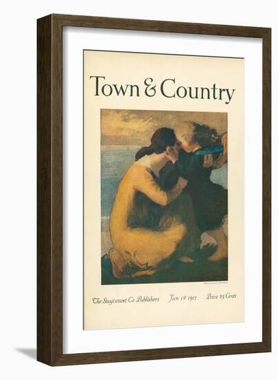 Town & Country, January 1st, 1917-null-Framed Art Print