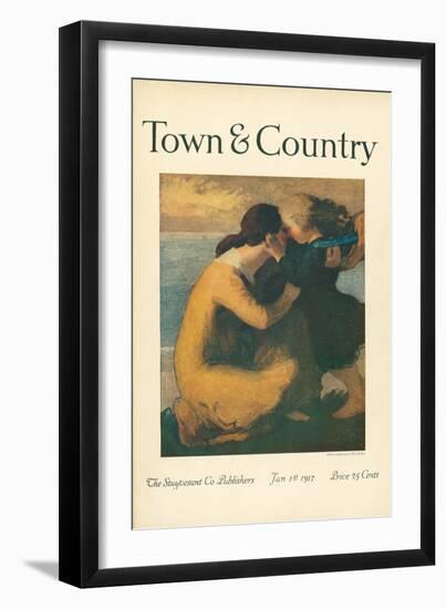 Town & Country, January 1st, 1917-null-Framed Art Print