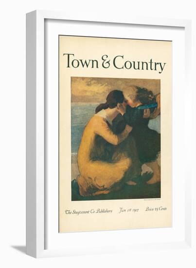 Town & Country, January 1st, 1917-null-Framed Art Print