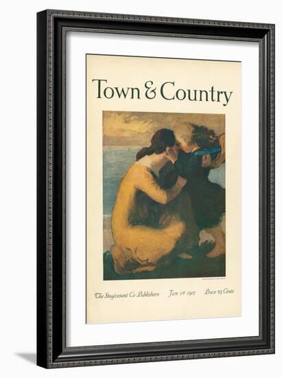 Town & Country, January 1st, 1917-null-Framed Art Print