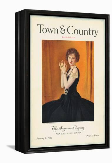 Town & Country, January 1st, 1923-null-Framed Stretched Canvas