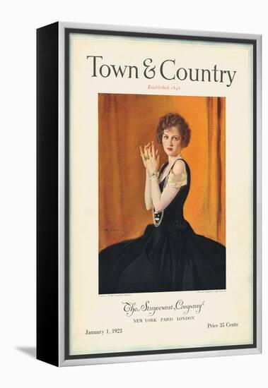 Town & Country, January 1st, 1923-null-Framed Stretched Canvas
