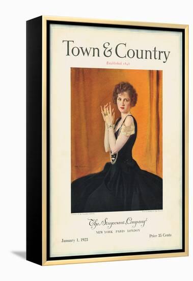 Town & Country, January 1st, 1923-null-Framed Stretched Canvas