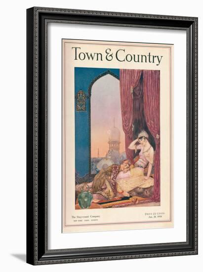 Town & Country, January 20th, 1916-null-Framed Art Print